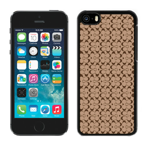 Coach Logo In Signature Camel iPhone 5C Cases DQU | Women